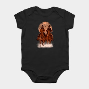 horse riding - Come at night Baby Bodysuit